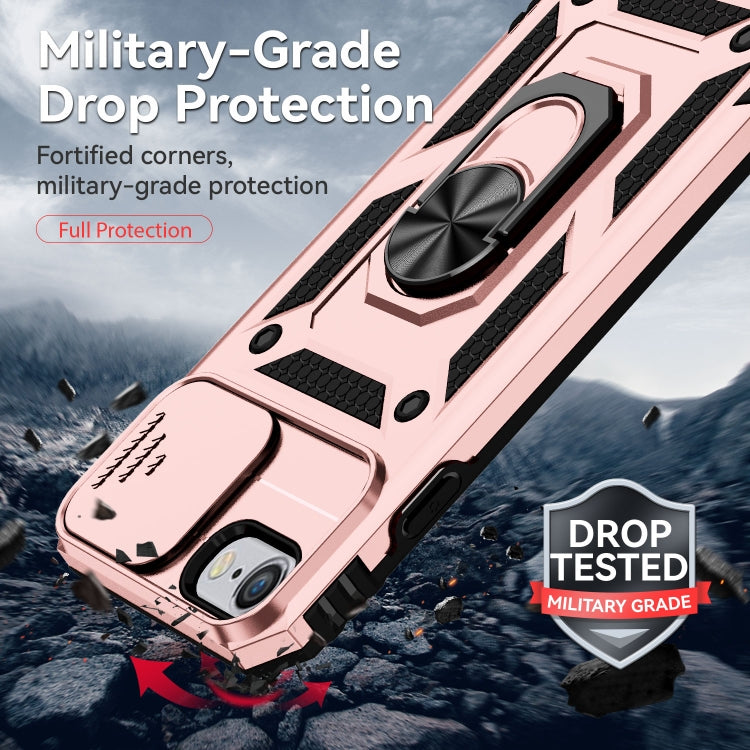 For iPhone SE 2022 / SE 2020 / 8 / 7 / 6 Sliding Camshield Holder Phone Case