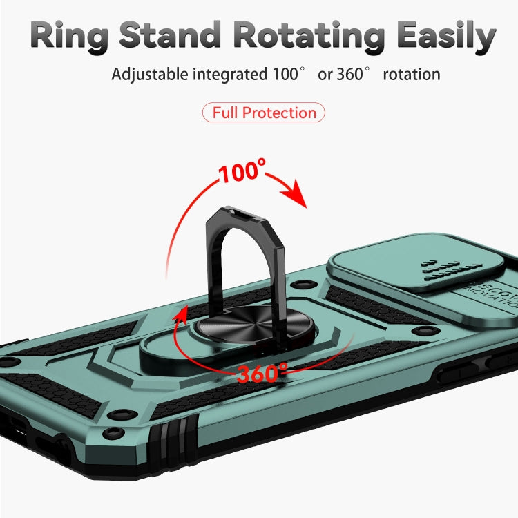 For iPhone SE 2022 / SE 2020 / 8 / 7 / 6 Sliding Camshield Holder Phone Case