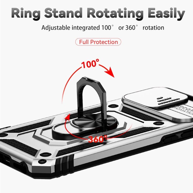 For iPhone SE 2022 / SE 2020 / 8 / 7 / 6 Sliding Camshield Holder Phone Case