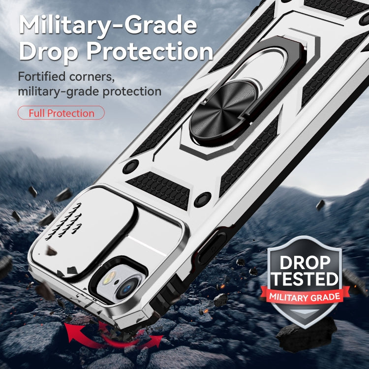 For iPhone SE 2022 / SE 2020 / 8 / 7 / 6 Sliding Camshield Holder Phone Case