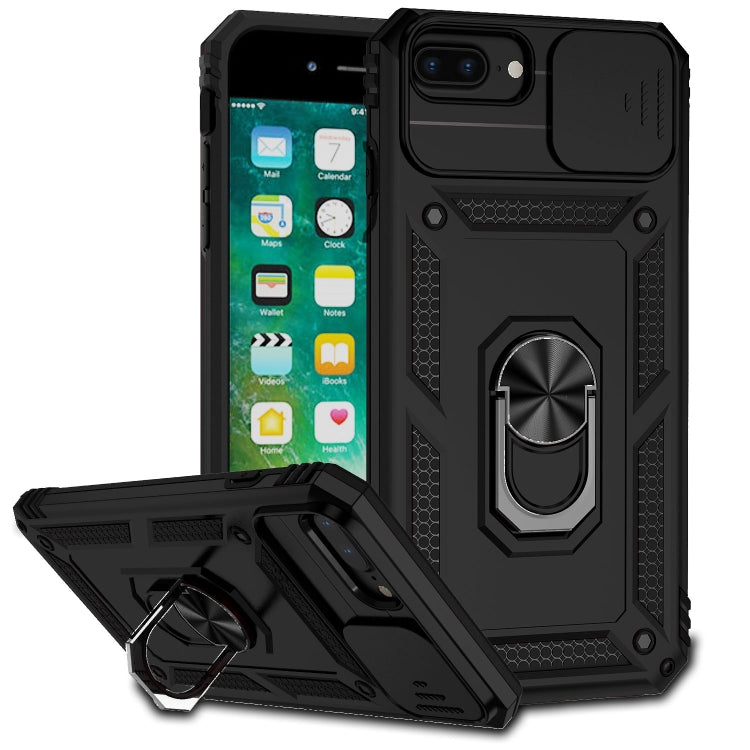 Sliding Camshield Holder Phone Case For iPhone 8 Plus / 7 Plus / 6 Plus