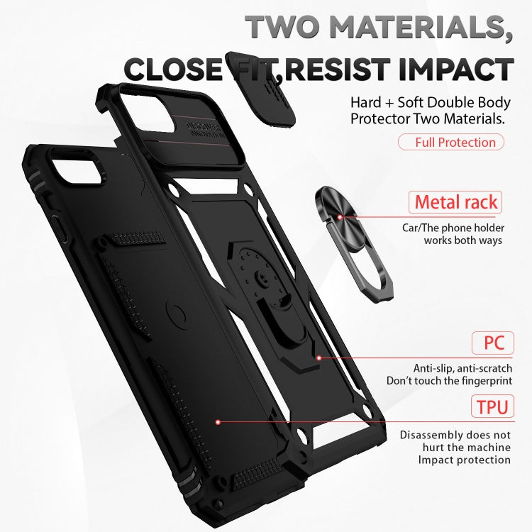 Sliding Camshield Holder Phone Case For iPhone 8 Plus / 7 Plus / 6 Plus