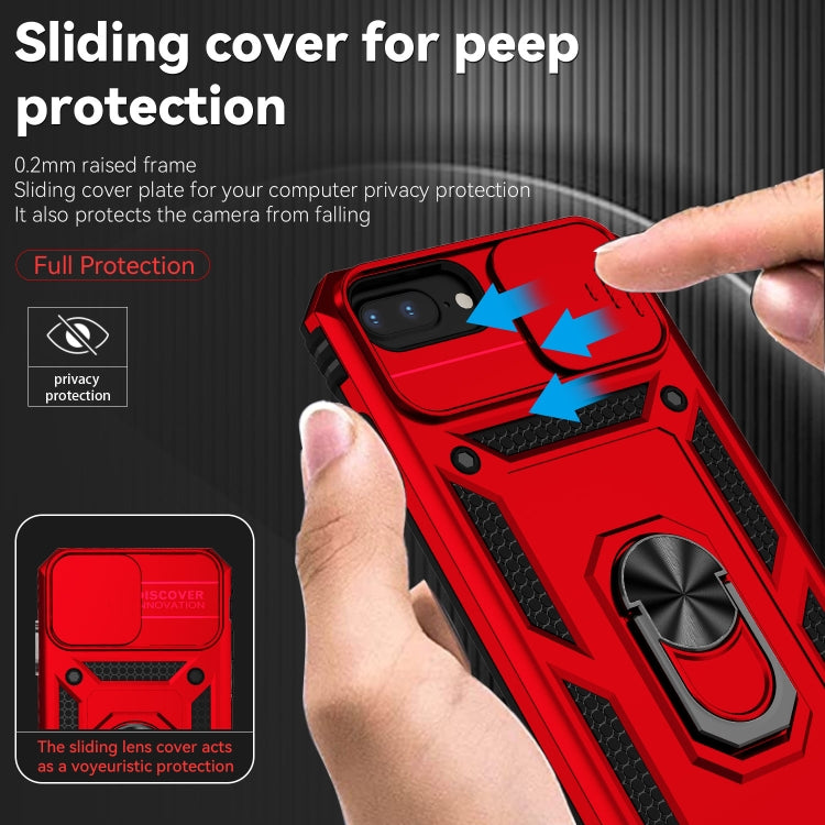 Sliding Camshield Holder Phone Case For iPhone 8 Plus / 7 Plus / 6 Plus