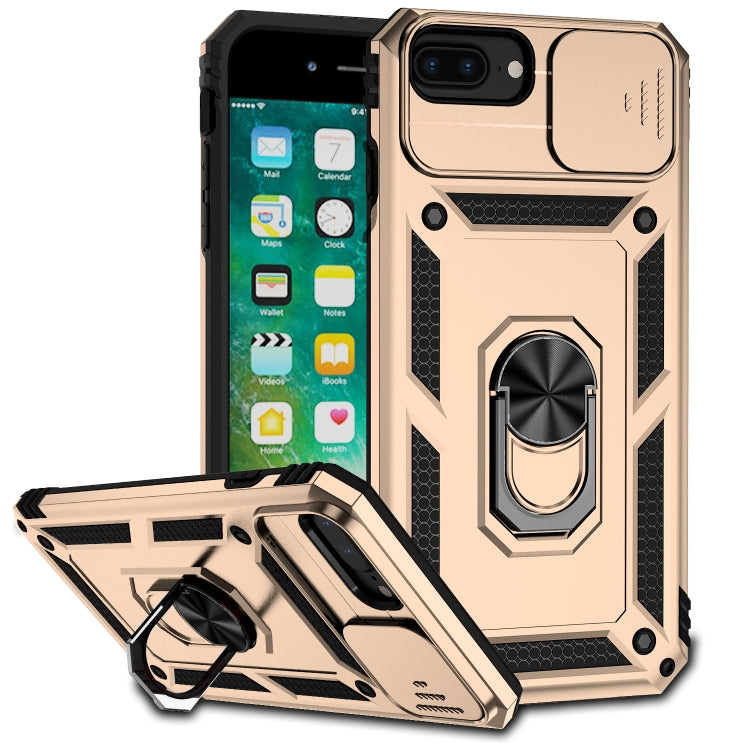 Sliding Camshield Holder Phone Case For iPhone 8 Plus / 7 Plus / 6 Plus
