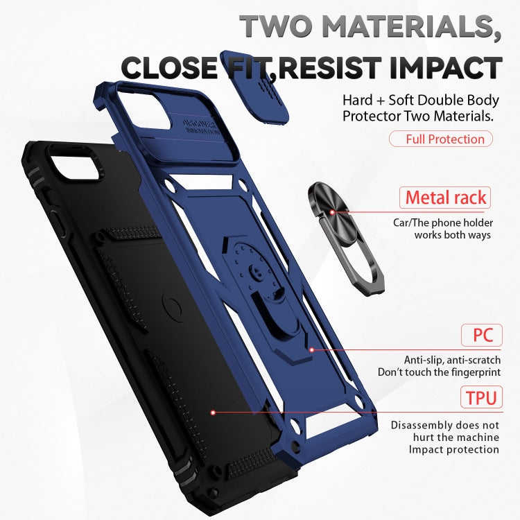 Sliding Camshield Holder Phone Case For iPhone 8 Plus / 7 Plus / 6 Plus