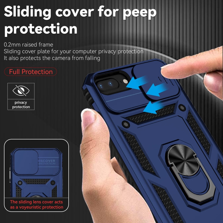 Sliding Camshield Holder Phone Case For iPhone 8 Plus / 7 Plus / 6 Plus