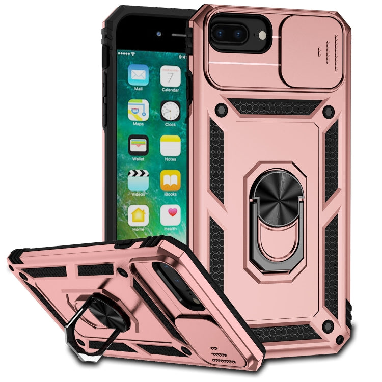 Sliding Camshield Holder Phone Case For iPhone 8 Plus / 7 Plus / 6 Plus