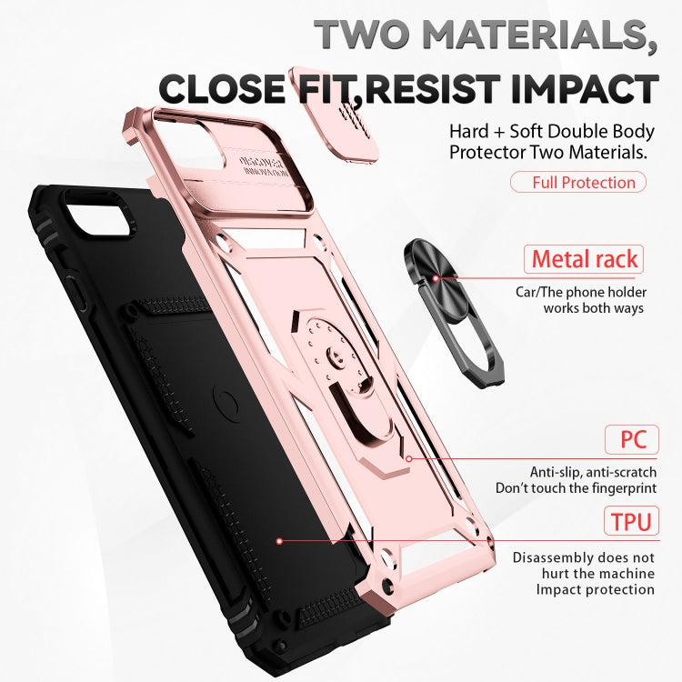 Sliding Camshield Holder Phone Case For iPhone 8 Plus / 7 Plus / 6 Plus