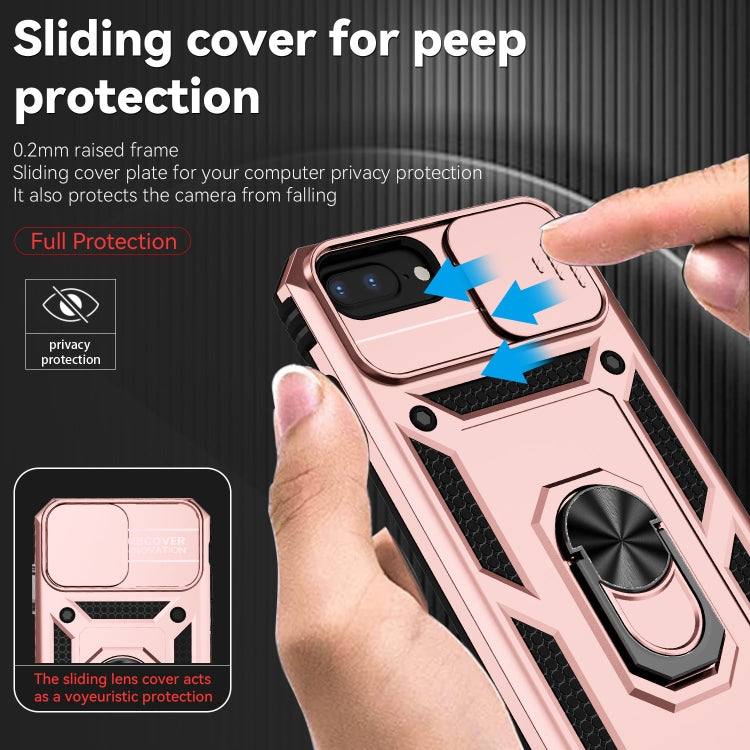 Sliding Camshield Holder Phone Case For iPhone 8 Plus / 7 Plus / 6 Plus