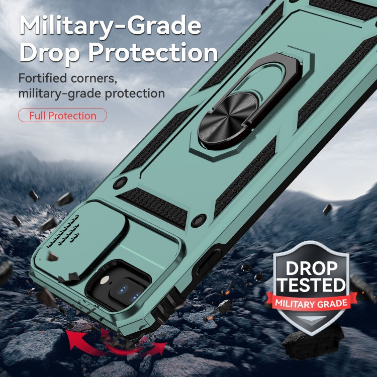 Sliding Camshield Holder Phone Case For iPhone 8 Plus / 7 Plus / 6 Plus