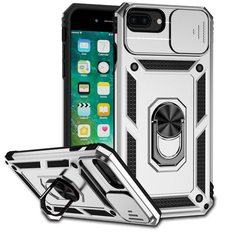 Sliding Camshield Holder Phone Case For iPhone 8 Plus / 7 Plus / 6 Plus