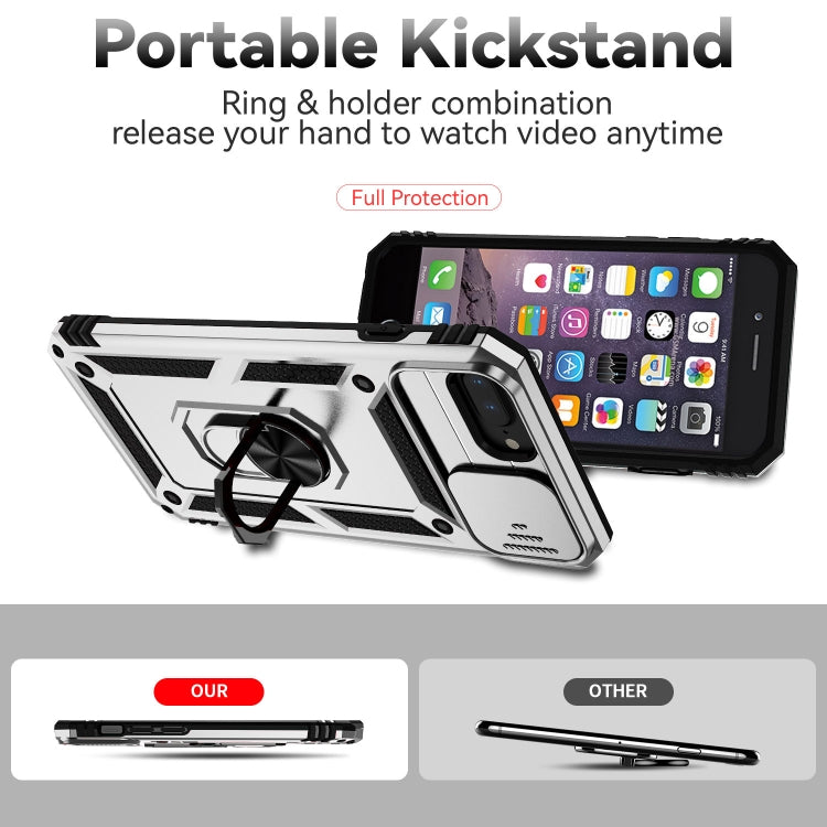 Sliding Camshield Holder Phone Case For iPhone 8 Plus / 7 Plus / 6 Plus