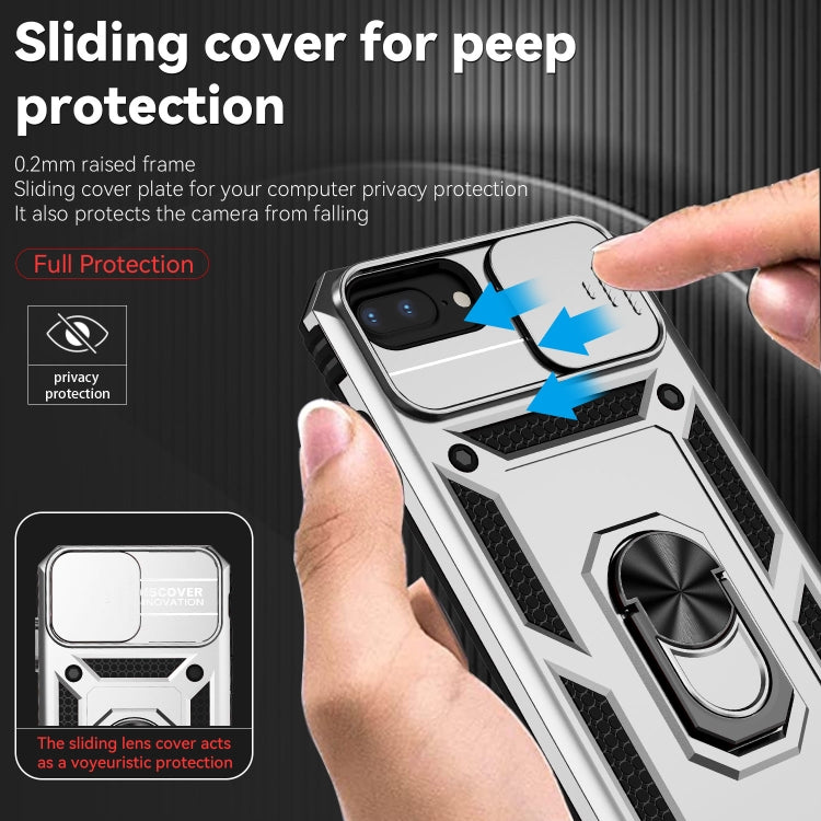 Sliding Camshield Holder Phone Case For iPhone 8 Plus / 7 Plus / 6 Plus