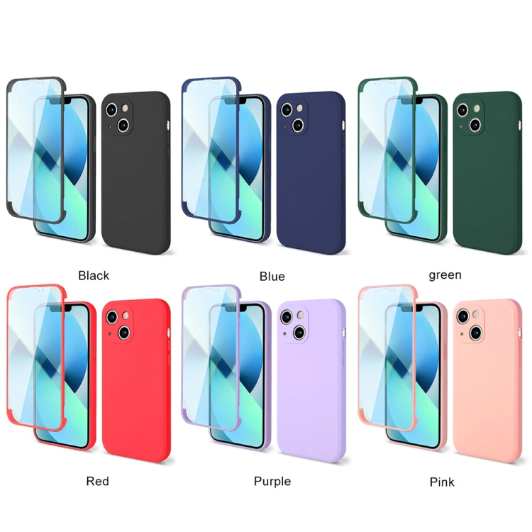 For iPhone 13 Imitation Liquid Silicone 360 Full Body Case