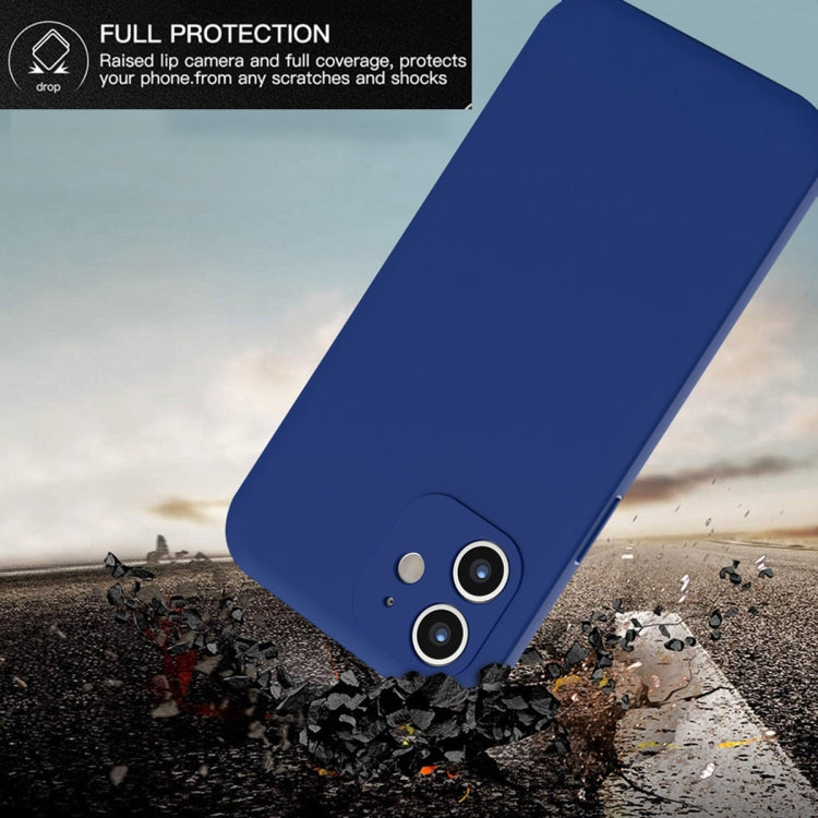 For iPhone 12 Imitation Liquid Silicone 360 Full Body Case
