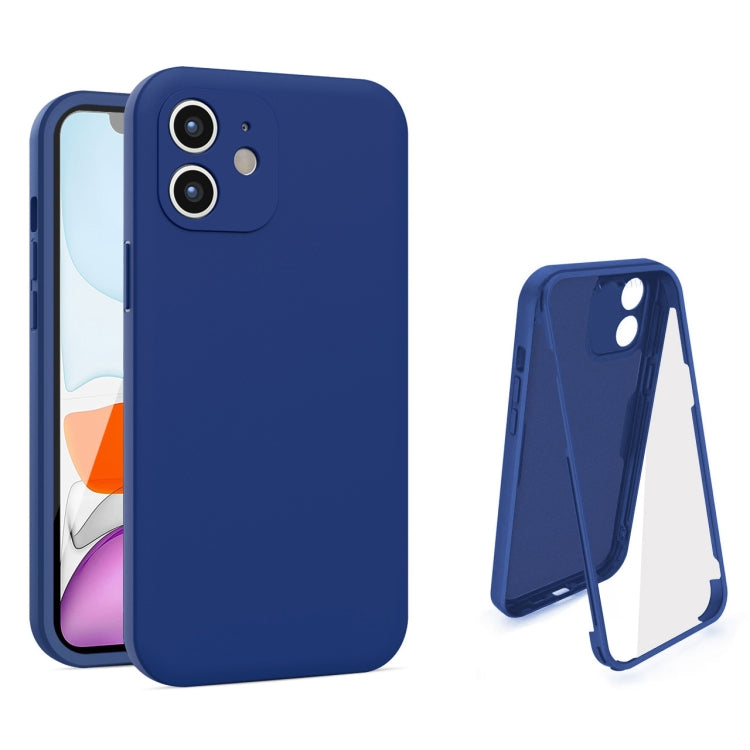 For iPhone 11 Imitation Liquid Silicone 360 Full Body Case