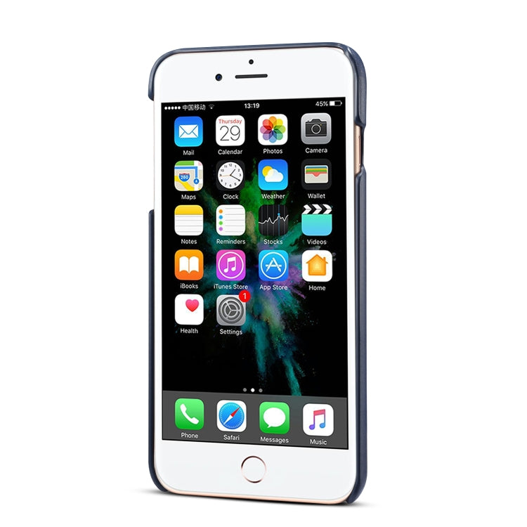 For iPhone 8 Plus & 7 Plus peelcas Shockproof TPU + PU Protective Case with Card Slot