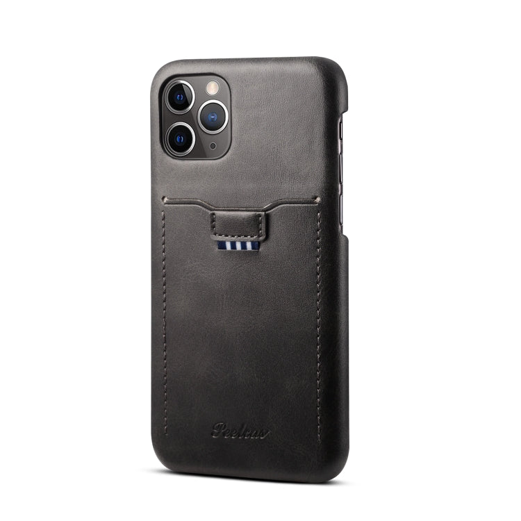 For iPhone 11 Pro peelcas Shockproof TPU + PU Protective Case with Card Slot
