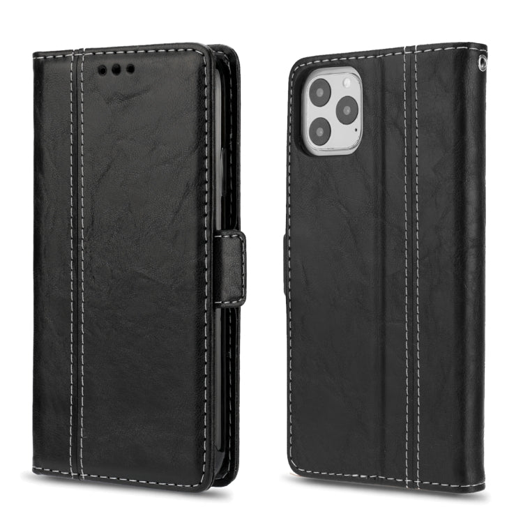 For iPhone 11 Pro Retro Texture Contrast Color Splicing Horizontal Flip TPU + PU Leather Case with Card Slots & Holder & Wallet