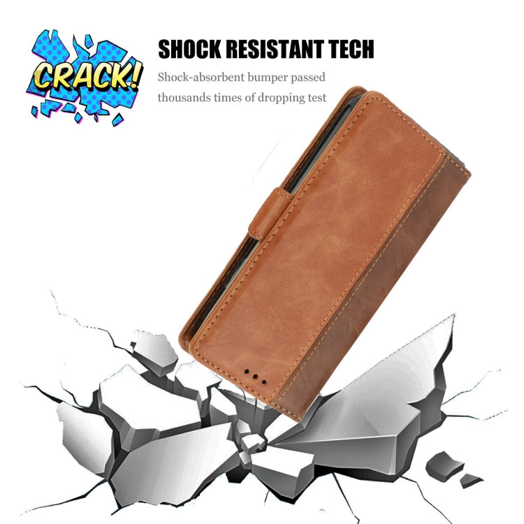 For iPhone 11 Pro Retro Texture Contrast Color Splicing Horizontal Flip TPU + PU Leather Case with Card Slots & Holder & Wallet