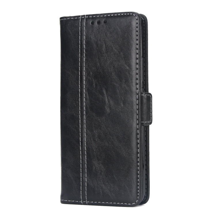 For Xiaomi Redmi Note 8 Pro Retro Texture Contrast Color Splicing Horizontal Flip TPU + PU Leather Case with Card Slots & Holder & Wallet