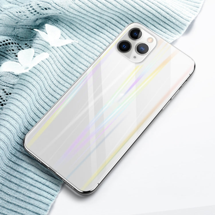 For iPhone 11 Pro Twilight Transparent Glass Case