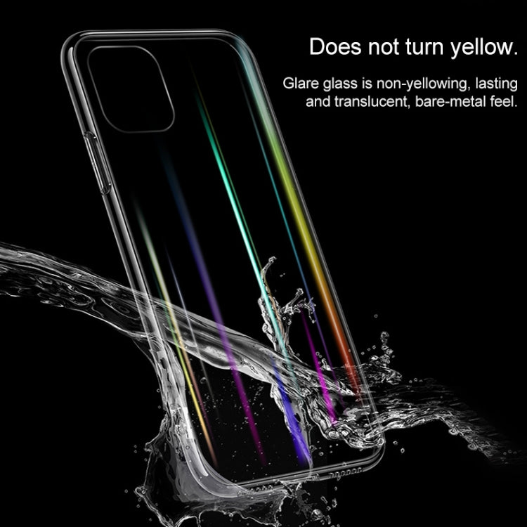 For iPhone 11 Pro Max Twilight Transparent Glass Case