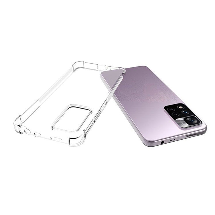 For Xiaomi Redmi Note 11 Pro Shockproof Non-slip Thickening TPU Phone Case(Transparent)