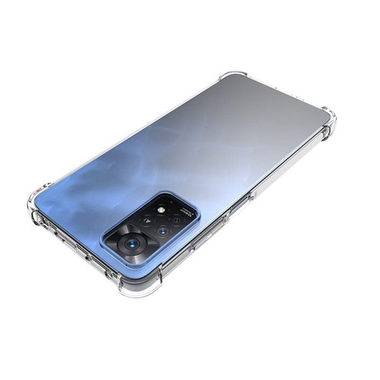 For Xiaomi Redmi Note 11 Pro 4G Shockproof Non-slip Thickening TPU Phone Case(Transparent)