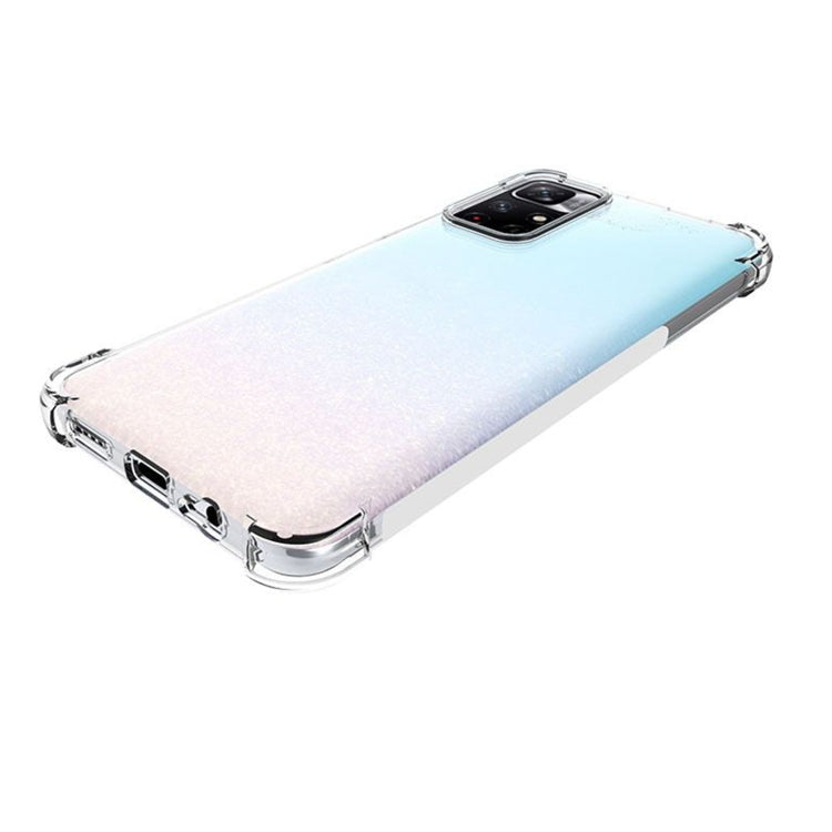 For Xiaomi Redmi Note 11S 5G Shockproof Non-slip Thickening TPU Phone Case(Transparent)