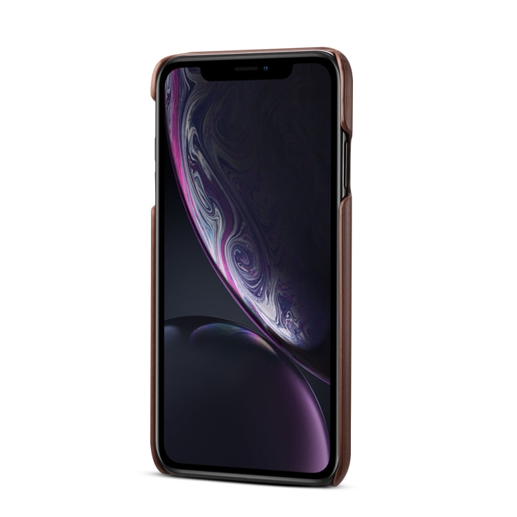 For iPhone XS / X peelcas Shockproof TPU + PU Protective Case with Card Slots