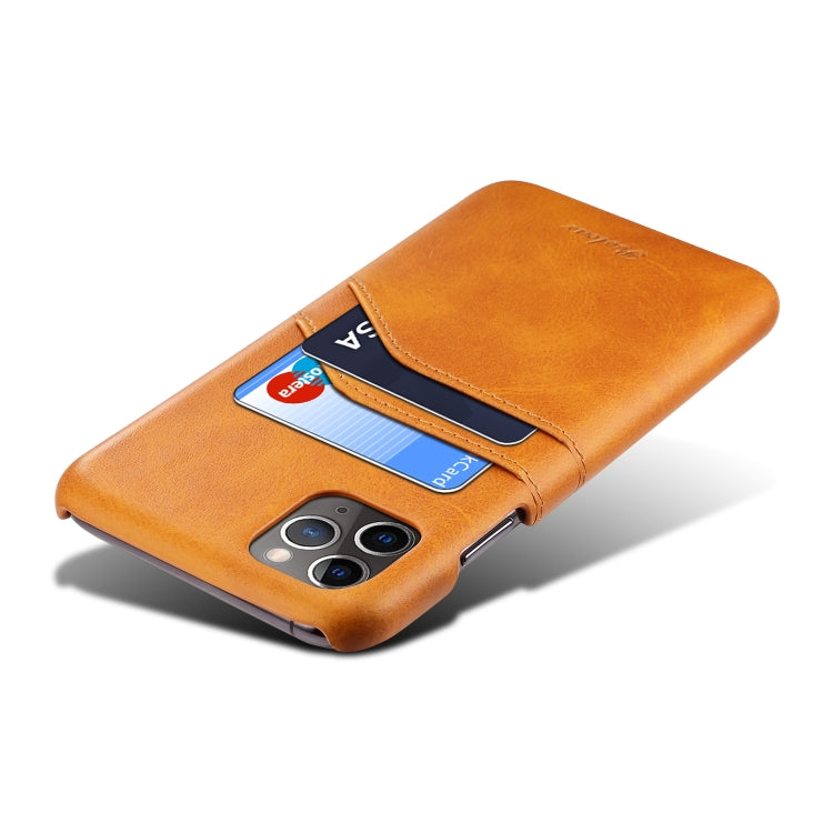 For iPhone 11 Pro Max peelcas Shockproof TPU + PU Protective Case with Card Slots