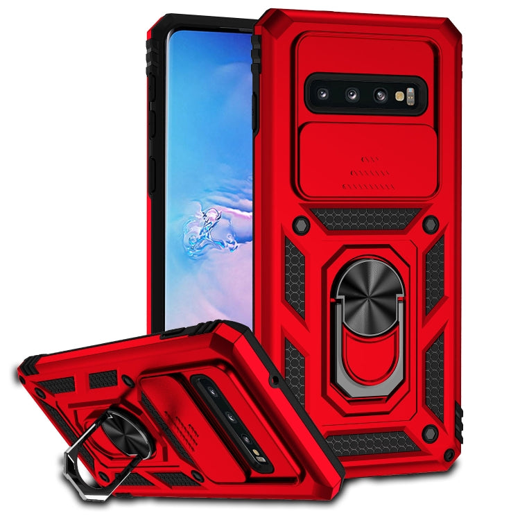 For Samsung Galaxy S10+ Sliding Camshield Holder Phone Case