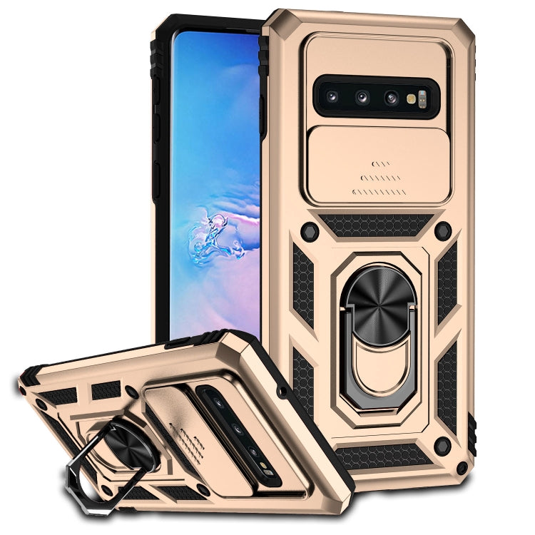 For Samsung Galaxy S10+ Sliding Camshield Holder Phone Case