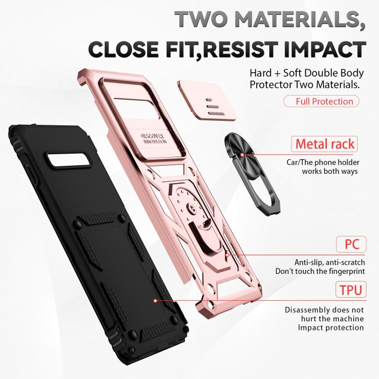 For Samsung Galaxy S10+ Sliding Camshield Holder Phone Case