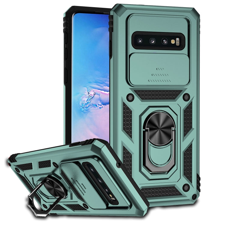 For Samsung Galaxy S10+ Sliding Camshield Holder Phone Case