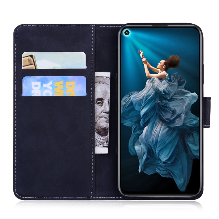 For Huawei nova 5T / Honor 20 Skin Feel Pure Color Flip Leather Phone Case