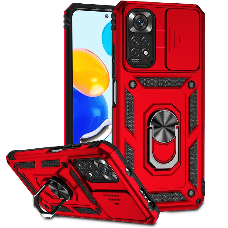 For Xiaomi Redmi Note 11 Global Sliding Camshield Holder Phone Case