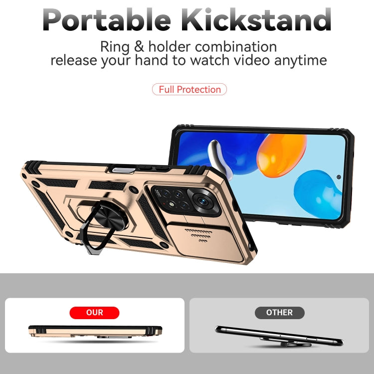 For Xiaomi Redmi Note 11 Global Sliding Camshield Holder Phone Case