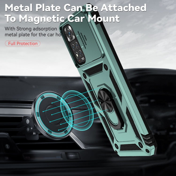 For Xiaomi Redmi Note 11 Global Sliding Camshield Holder Phone Case