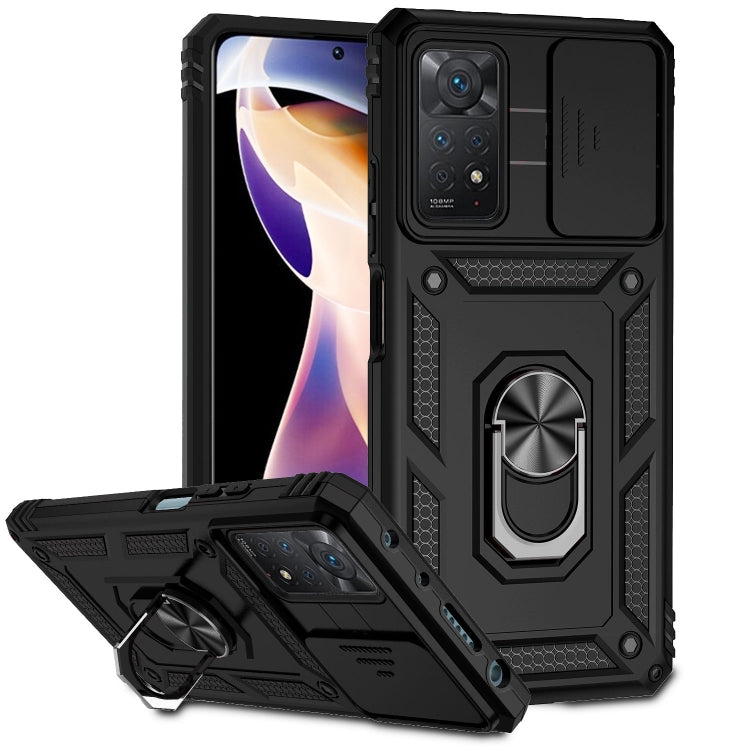For Xiaomi Redmi Note 11 Pro Global Sliding Camshield Holder Phone Case