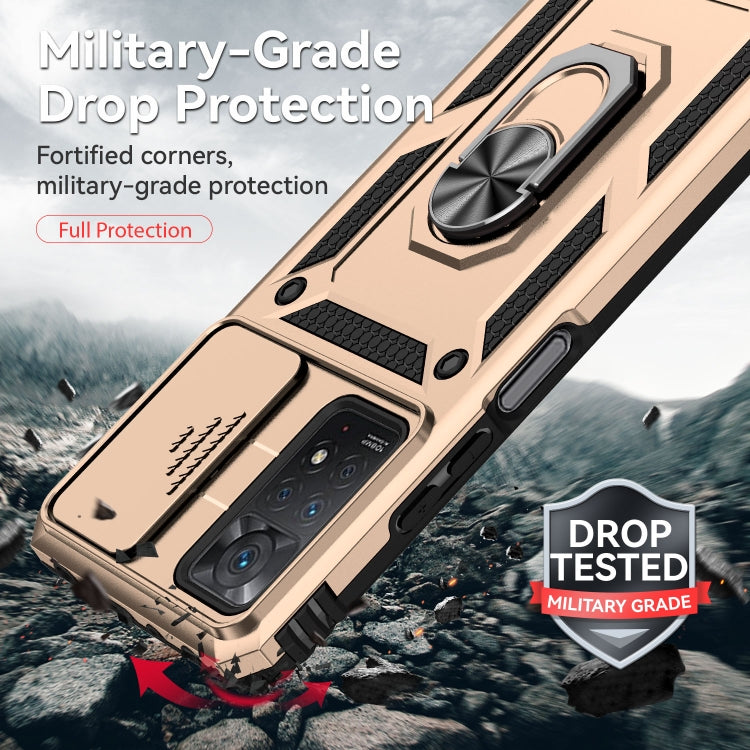 For Xiaomi Redmi Note 11 Pro Global Sliding Camshield Holder Phone Case