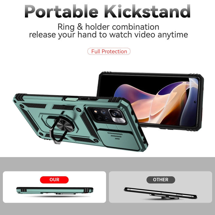 For Xiaomi Redmi Note 11 Pro Global Sliding Camshield Holder Phone Case