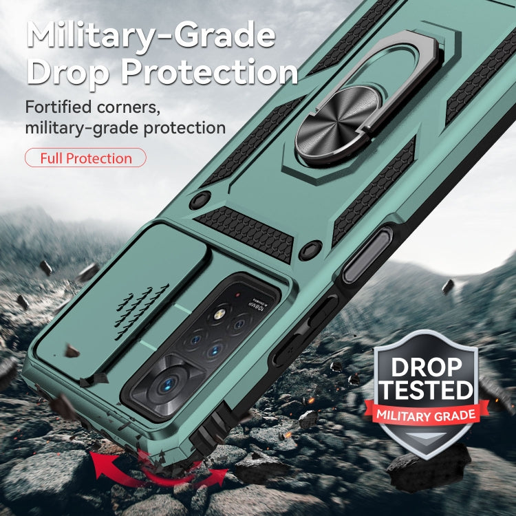 For Xiaomi Redmi Note 11 Pro Global Sliding Camshield Holder Phone Case