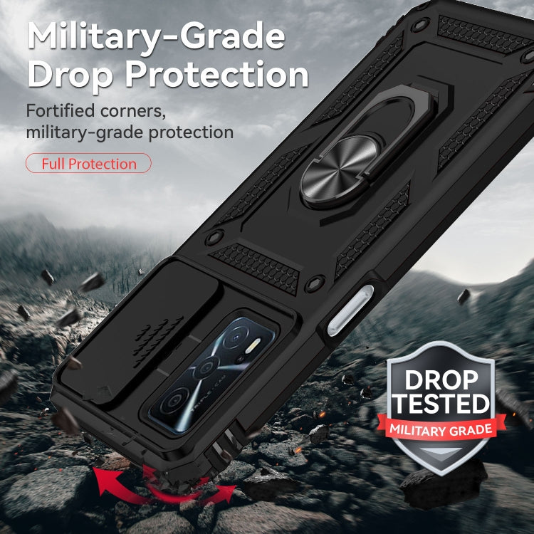 For OPPO A16 Sliding Camshield Holder Phone Case