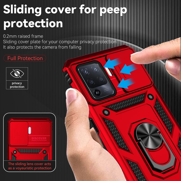 For OPPO A94 Sliding Camshield Holder Phone Case