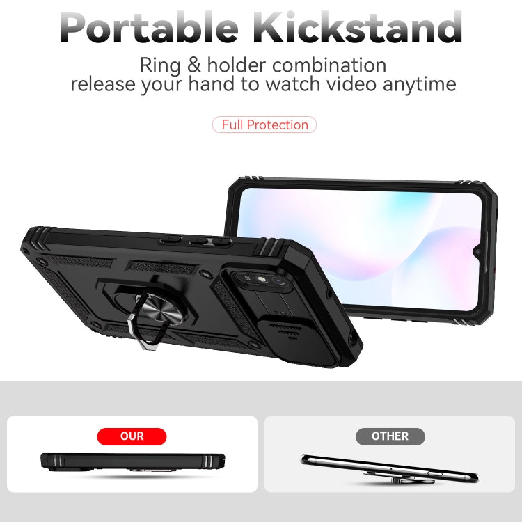 For Xiaomi Redmi 9A Sliding Camshield Holder Phone Case