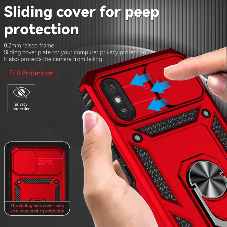 For Xiaomi Redmi 9A Sliding Camshield Holder Phone Case