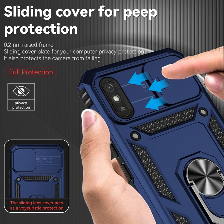 For Xiaomi Redmi 9A Sliding Camshield Holder Phone Case