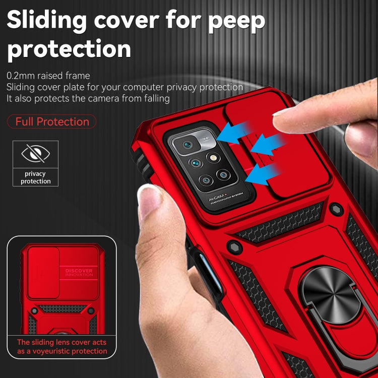 For Xiaomi Redmi 10 Sliding Camshield Holder Phone Case